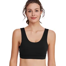 Yoga Vest Shock Absorption Breathable Mesh Belt Workout Gather Sweat Wicking Soft Solid Running Padded Women Sports Bra