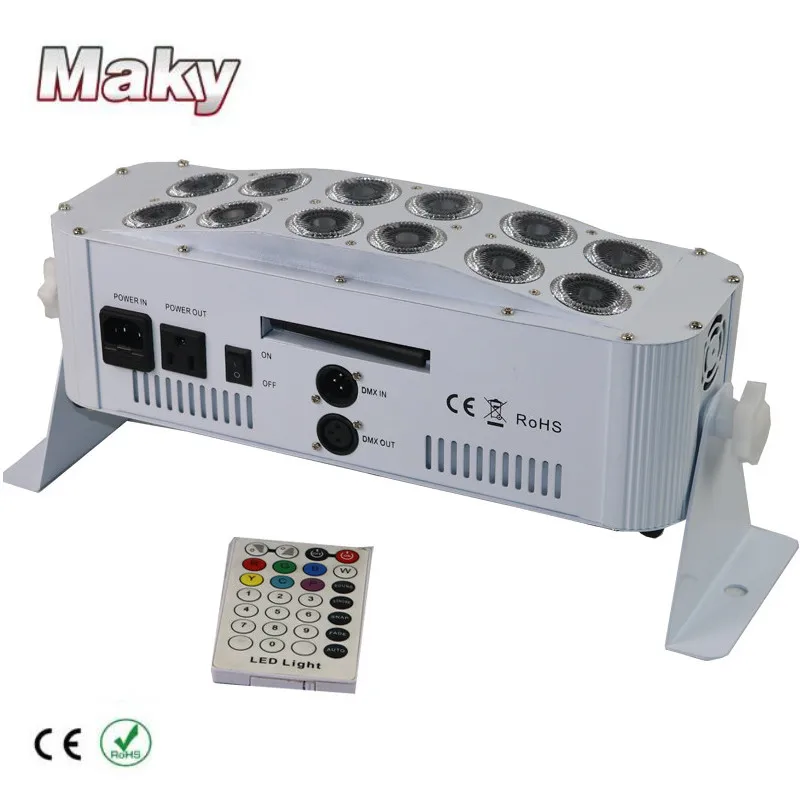 

10/ lot Maky led light dj stand by led on battery /par led battery Powered Wireless LED Display bar uplight with remote control