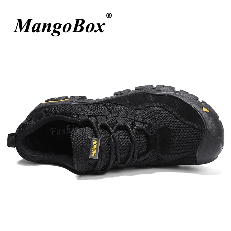 Summer Man Hiking Shoes Plus Size 38-46 Rock Climbing Sneakers Black Khaki Mountain Sneakers Breathable Mens Walking Shoes Summer Man Hiking Shoes Plus Size 38-46 Rock Climbing Sneakers Black Khaki Mountain Sneakers Breathable Mens Walking Shoes