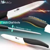 Ceramic Knife 3 4 5+ 6 inch Set Kitchen Serrated Bread Knife Utility Slicing Fruit Vegetable Zirconia White Blade Chef Knives ► Photo 2/6