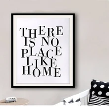 There is No Place Like Home Saying Pictures Canvas Painting Poster Print Wall Art Kids Room Living Room Home Decor debra clopton no place like home