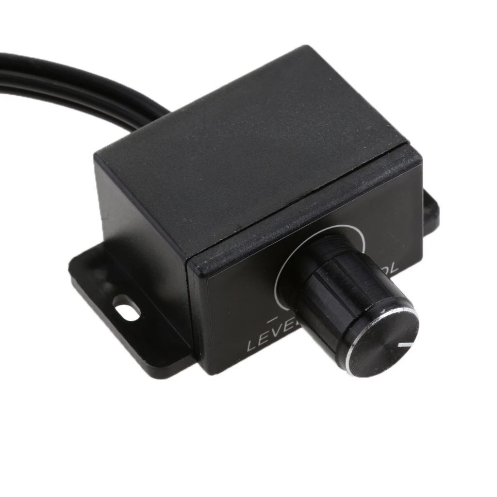 Universal Car Audio Amplifier Sound Adjuster RCA Level Remote Bass Control