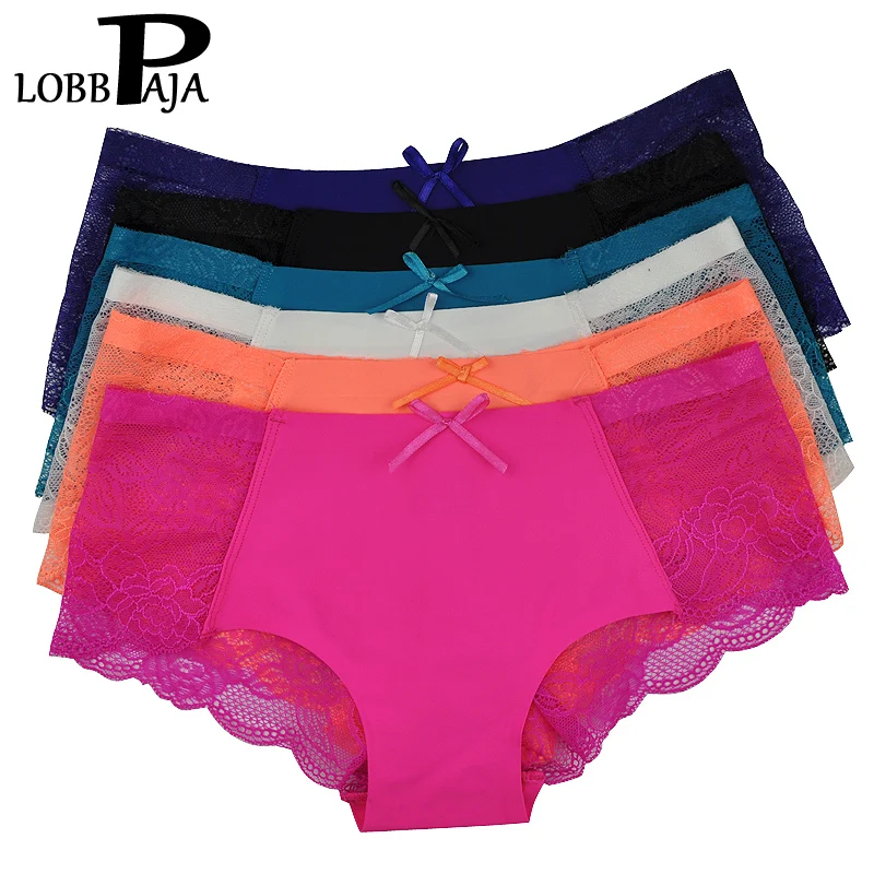 LOBBPAJA Wholesale Lot 12 PCS Woman Seamless Panties Women Underwear