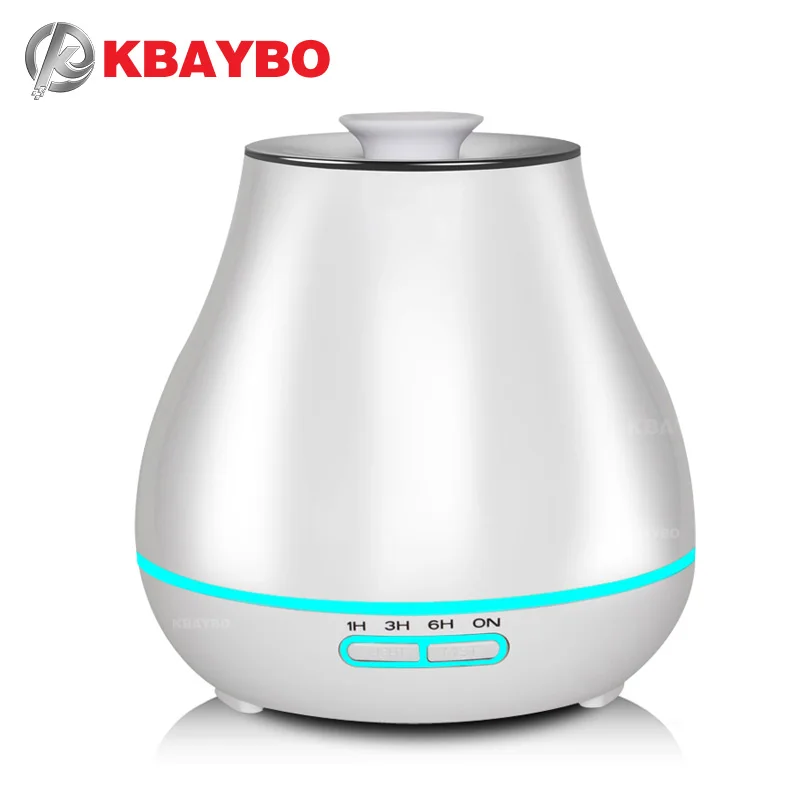 

400ml Aroma Essential Oil Diffuser Ultrasonic Air Humidifier with Wood Grain electric LED Lights aroma diffuser for home