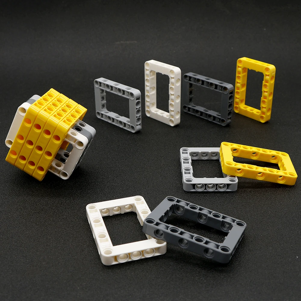 Technic Building Blocks Parts MOC Liftarm Square Huller Hole 5x7 Plastic Assembling Toys Compatible LegoINGlys Technic wholesale Technic Building Blocks Parts MOC Liftarm Square Huller Hole 5x7 Plastic Assembling Toys Compatible LegoINGlys Technic wholesale
