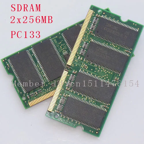 

512MB 2x256MB PC133 133MHz SO-DIMM laptop memory RAM Non-ECC 144pin SDRAM NEW Free Shipping