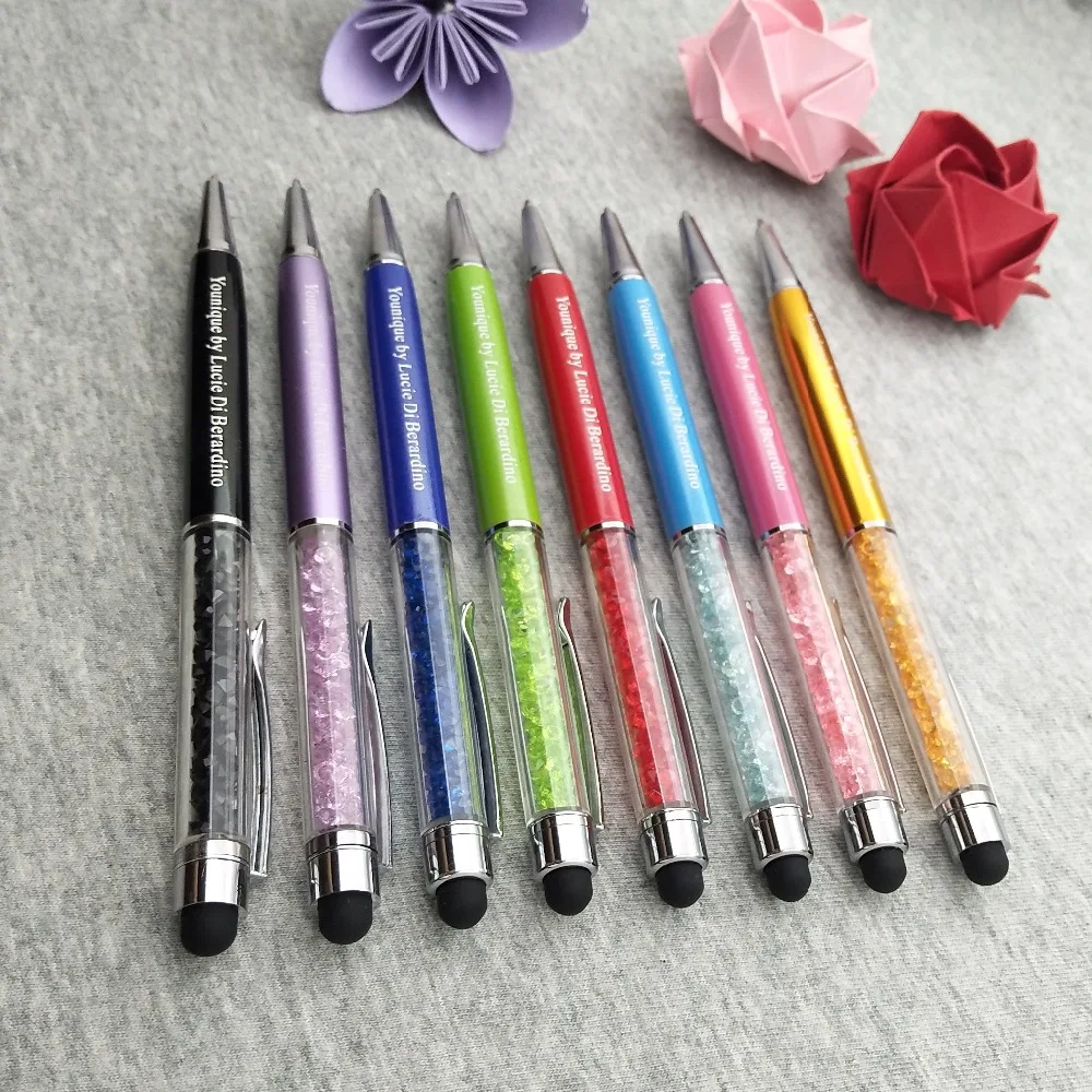 

2015 the new stationery crystal metal ball-point pen gift pen, touch the Mobilephone's good partner ,a variety of color optional