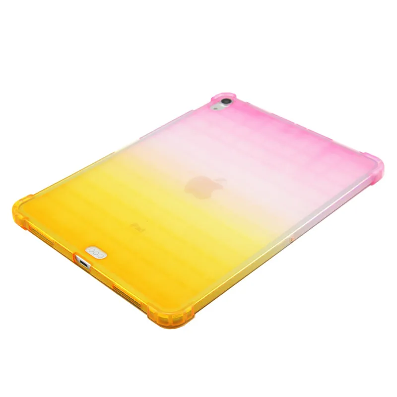 Wekays Gradual Change TPU Silicone Case For iPad pro 11 2018 Multicolour Clear Tablet Cover For iPad pro 11 Case Coque Fundas