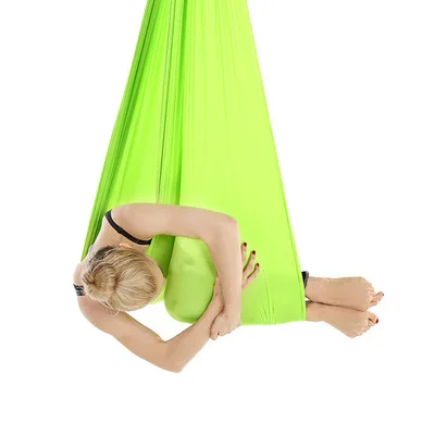 Воздушные гамаки для йоги Премиум воздушные шелковые качели для йоги Антигравитационные для йоги