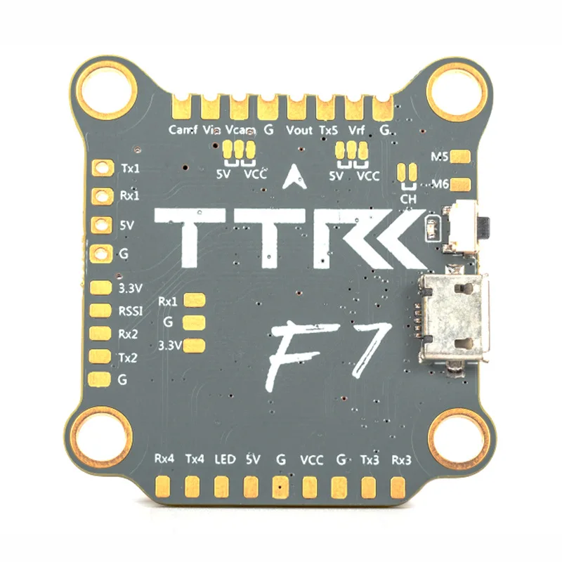 

TransTEC F7 F722 3-6S 5V/3A BEC 30x30mm Betaflight Flight Controller OSD MPU6000 Uarts 5 for FPV Racing Drone & RC Quadcopter