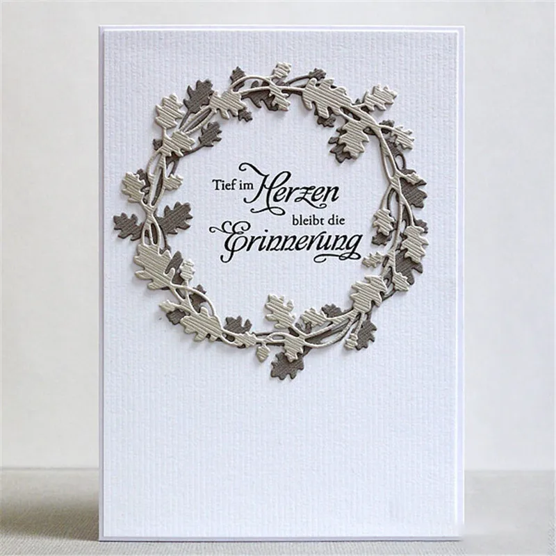 

InLoveArts Fall Wreath Metal Cutting Dies New 2019 for Craft Dies Scrapbooking Paper Embossing Flowers Die Cut Decoration