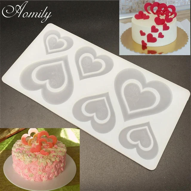 Heart Silicone Molds for Baking - Chocolate Molds Silicone Cake