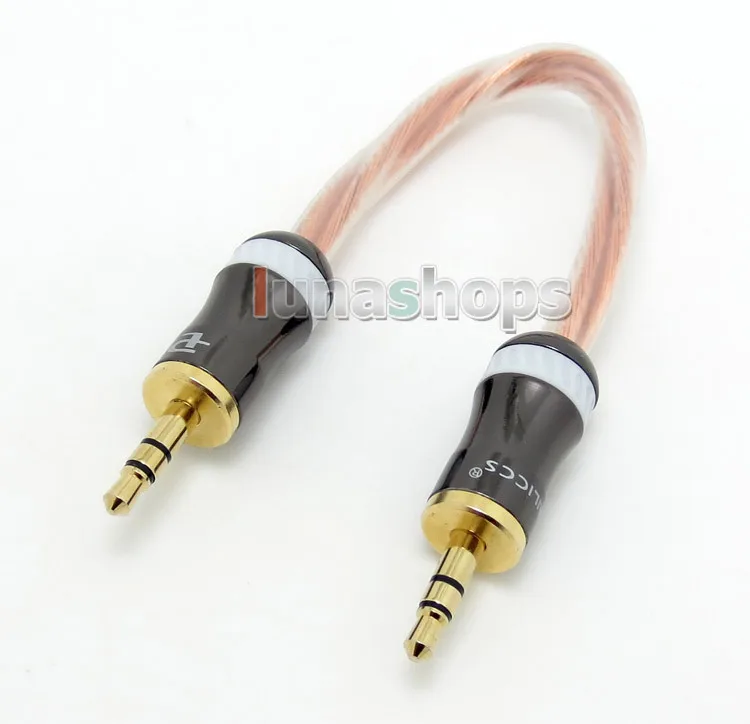 LN004329 3 5mm 7N OCC Male Hifi Headphone AMP Amplifier audio DIY cable For MP3 etc
