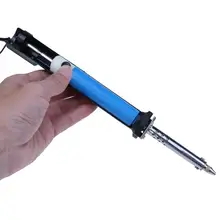Ручной Электрический оловянный присоска ручка насос для пайки инструмент для пайки с насадкой очиститель и сменная насадка ЕС вилка