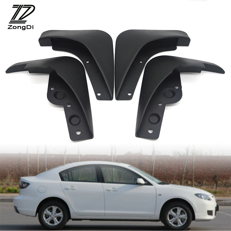 Брызговики ZD для Mazda 3 (BK) хэтчбеков M3 2004 2005 2006 2007 2008|car mudflaps|mudguards for carsfender mudguard |