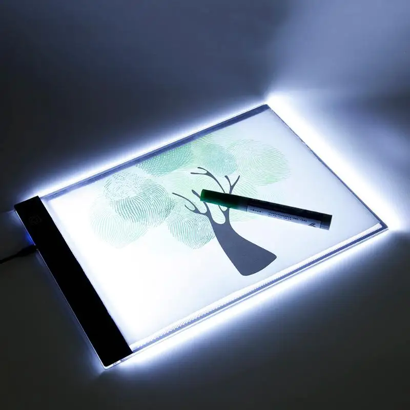 

A4 LED Digital Tablet Writing Paint Copy Pads Tracing Board Artcraft Table with Scale Art Stencil Intelligent Drawing Light Pad