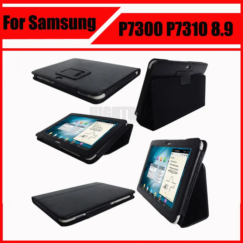 

Brand New PU leather case for Samsung galaxy tab P7300 P7310 8.9" tablet Pu leather cover for samsung 7300 stand + Stylus Pen