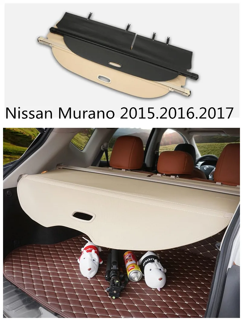 Для Nissan Murano 2015.2016.2017 задний багажник щит безопасности шторки Высокое качество багажник автомобиля Тенты крышка безопасности