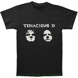 Мужская облегающая футболка Tenacious D men & #039; S queen/Faces футболка брендовая Хлопковая мужская одежда