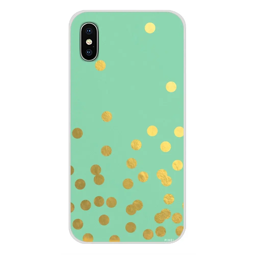 Pro Kawaii золотые конфетти в горошек обои для Samsung Galaxy A5 A6S A7 A8 A9S Star J4 J6 J7 J8 Prime Plus 2018