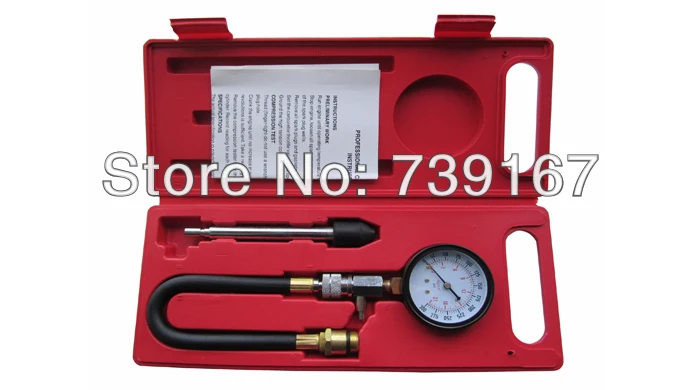 

Petrol Engine Cylinder Compression Compressor Measure Tester Detect Diagnostic Tool Kit ST0073