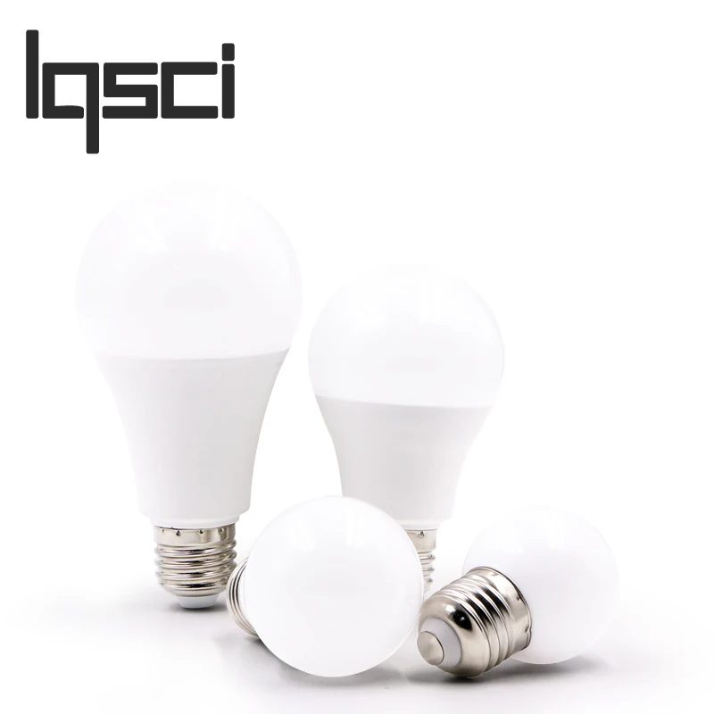 LQSCI светодиодный светильник E27 AC 220 V 230 V 240 V 20 W 18 W 15 W 12 W 9 W 6 W 3 W светодиодный ЛАМПЫ лампочка, светодиодный прожектор настольные лампы