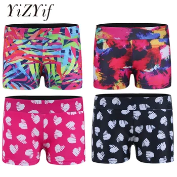 

YiZYiF Girls Ballet Dance Short Pants Summer Shorts Child Kids Beach Shorts Casual Sport Short Swimming Gymnastic Workout Wear