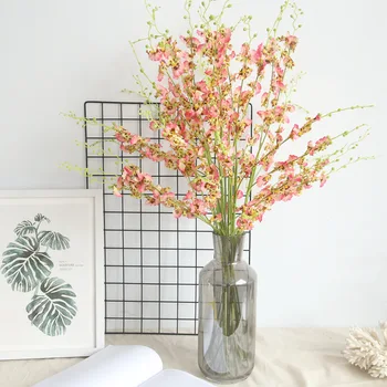 

103cm 10branch artificial Dance orchid silk flower fake plant simulation decoration flower for wedding party home decor big size