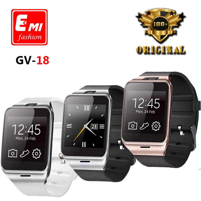 imágenes para E MI Bluetooth Aplus GV18 reloj teléfono Inteligente 1.55 "Cámara Del Reloj de la tarjeta SIM GSM NFC Smartwatch para iPhone6 Samsung Android imágenes para E MI Bluetooth Aplus GV18 reloj teléfono Inteligente 1.55 "Cámara Del Reloj de la tarjeta SIM GSM NFC Smartwatch para iPhone6 Samsung Android