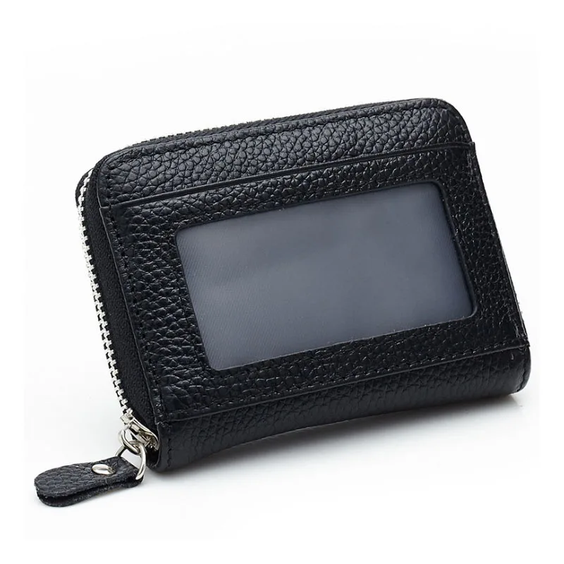 Новое поступление, Женский кошелек для ключей, натуральная кожа, держатель для ключей, для деловых женщин, мини-ключ, сумка 87 - Цвет: black