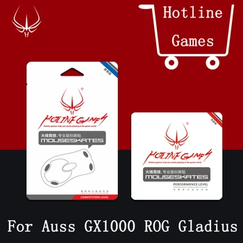 

4sets/pack Hotline Games Competition Level Mouse Feet For ASUS Asus ROG Gladius GX1000 0.28mm Mouseskate with free tweezer
