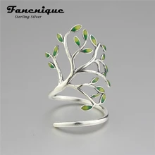 Lo nuevo Hecho A Mano de Plata 925 de La Joyería En Forma de Árbol Wraped Anillo de Diseño de Moda Las Mujeres Joyería de Plata de Alta Calidad