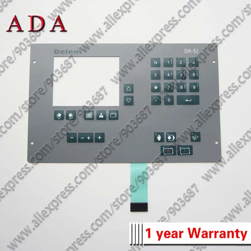 Delem DA-51 Bending Machine CNC System Industrial Membrane Switch Keypad DA51 