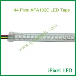 DC5V 1 м APA102 smart led пикселей полосы, черный/белый печатных плат, IP20/IP65/IP67