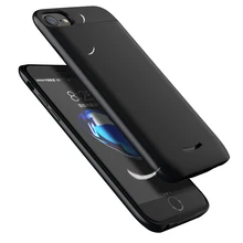 Портативный 5000 mAh/7500 mAh зарядный чехол для iPhone 6 плюс аккумулятор банк питания для Apple iPhone 7 Plus зарядное устройство чехол ультра тонкий