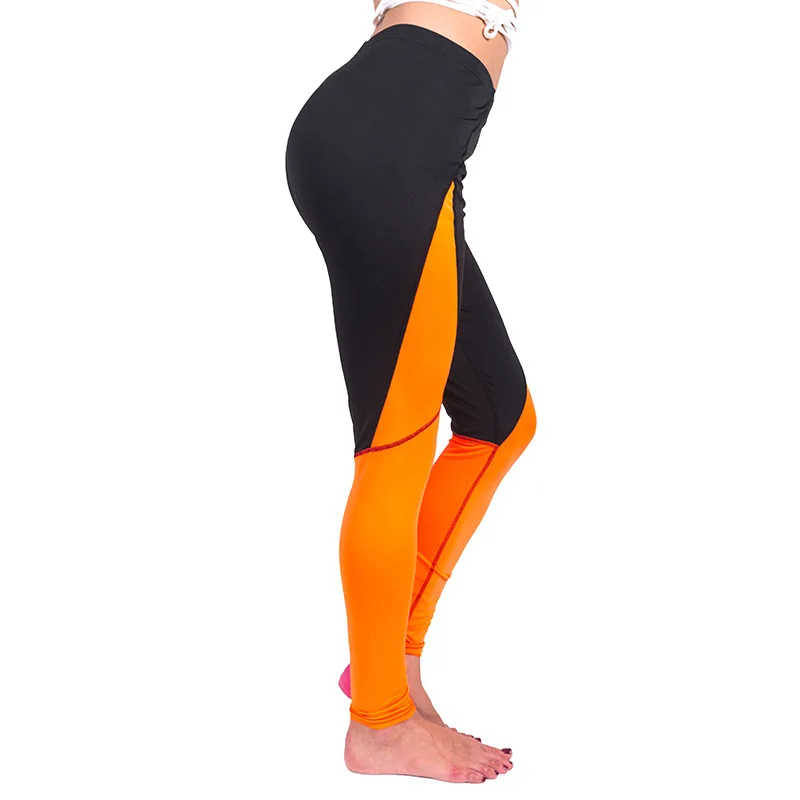 High Waist Women Leggings for Fitness Patchwork Fabric