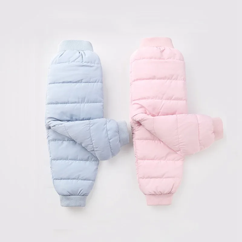 COOTELILI Winter Kids Boys Girls Pants Warm Fleece Velvet Elastic Waist Baby Kid Pant Thicken Infant Long Pants Children   (5)