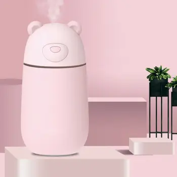 

LED Ultrasonic Humidifier USB Purifier Aroma Aromatherapy Essential Oil Diffuser with LED light USB fan Data cable 3E11