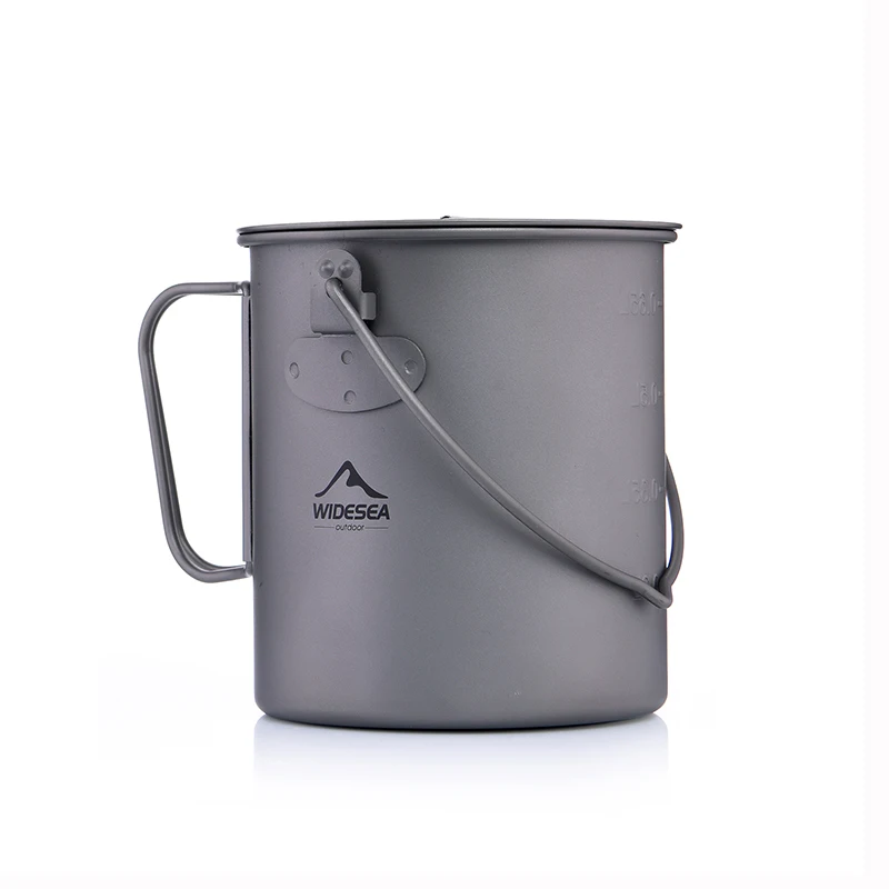 Widesea 750 ml de olla de agua de la taza con tapa plegable de Camping al aire libre de utensilios de cocina ollas de cocina Picnic colgar olla Widesea 750 ml de olla de agua de la taza con tapa plegable de Camping al aire libre de utensilios de cocina ollas de cocina Picnic colgar olla