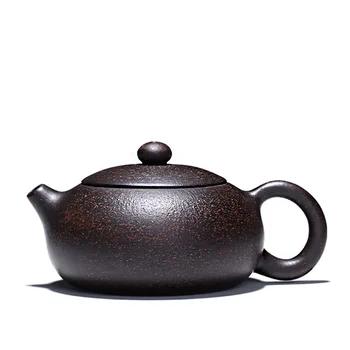 

Yellow clay hand painted tea pot,Handmade purple clay tea set kettle kung fu teapot Chinese craft master handmade teapot 200ml