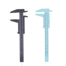 6 Polegada 150mm régua de plástico deslizante calibre vernier caliper jóias medição