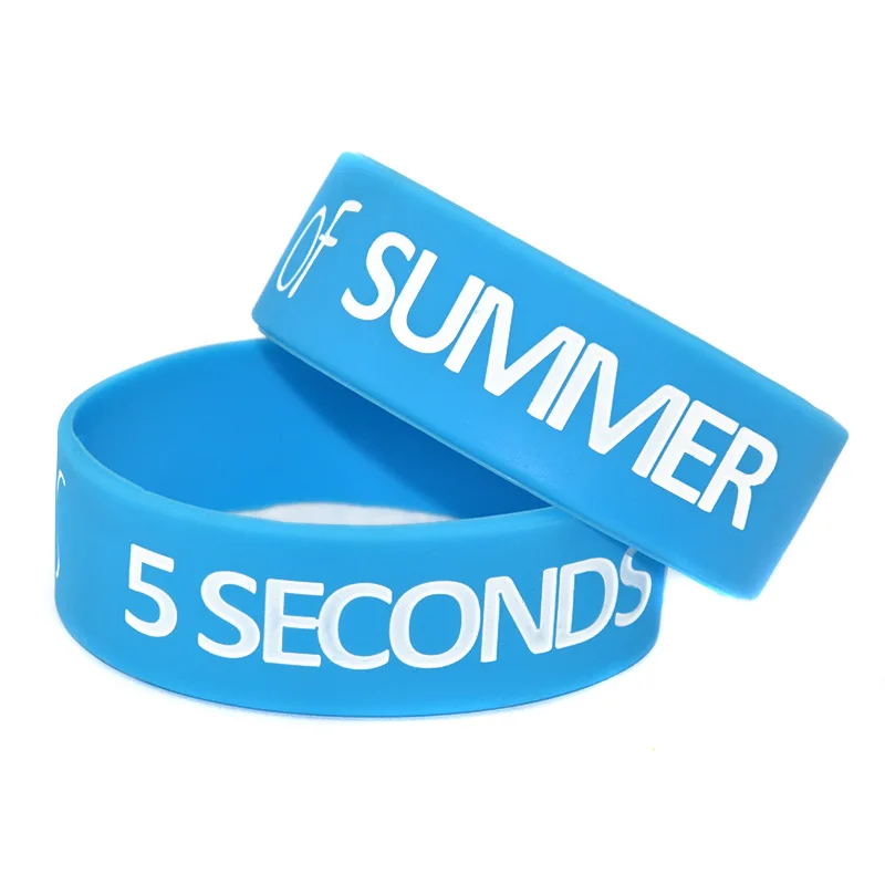 

1PC 5 Seconds Of Summer Silicone Wristband for Music Fans