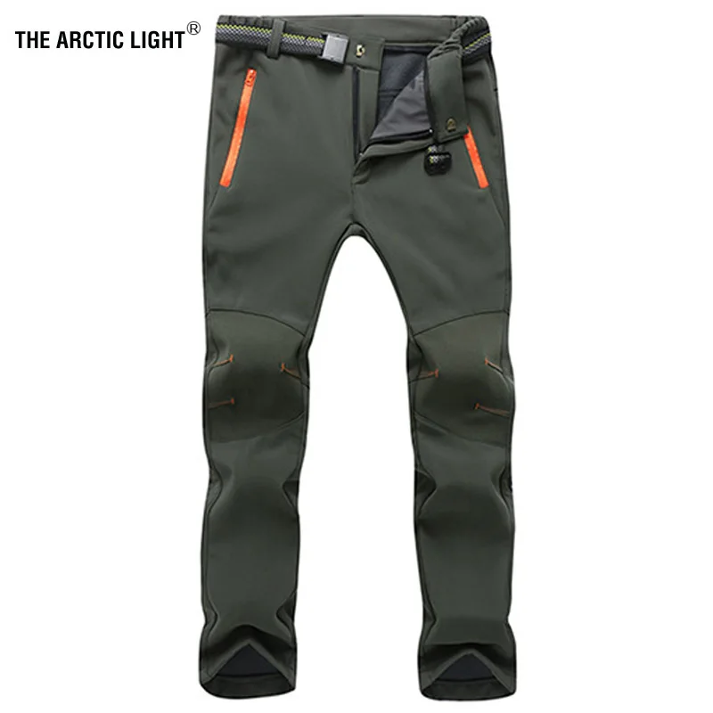 

THE ARCTIC LIGHT Women Men hunting climbing camping Fishing Waterproof Outdoor Softshell Pants Radiation Protection Polar Fleece