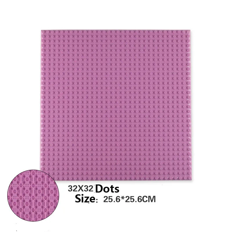 Double-sided Base Plates Plastic Small Bricks Baseplates Compatible classic dimensions Building Blocks Construction Toys 32*32 13
