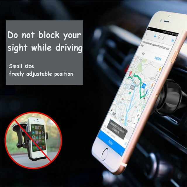 DIFFRBEAUTY Universal Magnetic Phone Car Holder For iPhone 7 8 6 Plus X Air Vent Mount Car Phone Holder Stand GPS Bracket