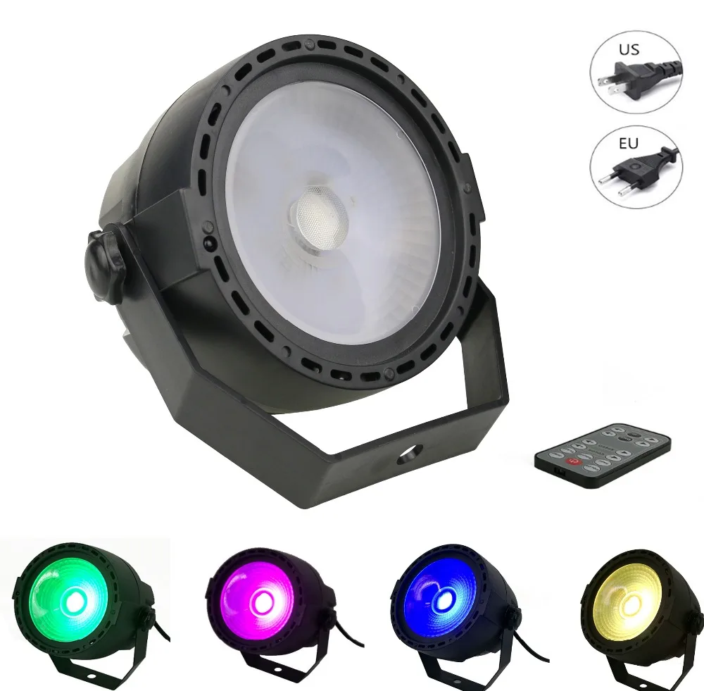 DMX звуковая музыка Romote управление 15 Вт сценическое освещение COB RGB Светодиодное Par