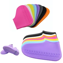 Портативные водонепроницаемые бахилы утолщенные Нескользящие силиконовые эластичные Бахилы для дождливого дня Sapatilha Ciclismo Estrada чехол для обуви