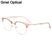 Gmei, оптические, Ретро стиль, Овальные, полная оправа, фирменный дизайн, женские очки, оправа, очки по рецепту, Ретро стиль, оптическая оправа, очки H8028