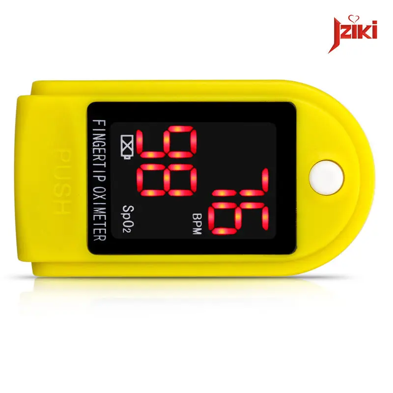 Медицинский бытовой Палец Зажим монитор Пульсоксиметр jzk-302 - Цвет: yellow