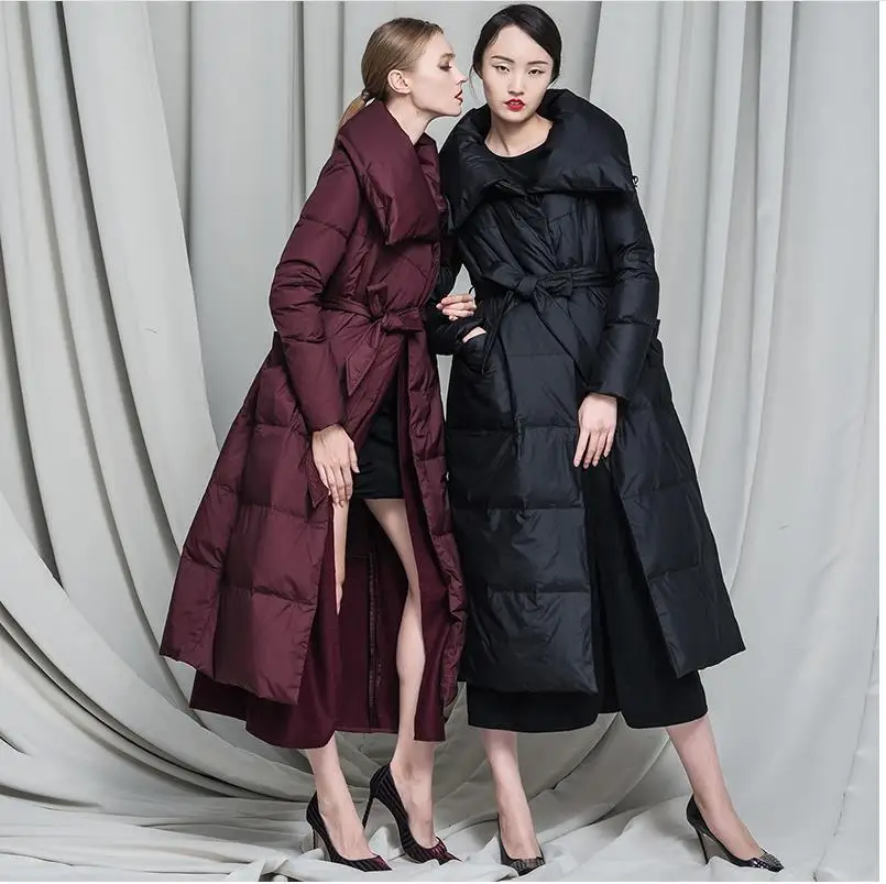 Women dowm jacket Winter Jacket Women white Duck Down Coat 2018 Warm Parka wool blends patchwork Long Down Jacket Women dowm jacket Winter Jacket Women white Duck Down Coat 2018 Warm Parka wool blends patchwork Long Down Jacket